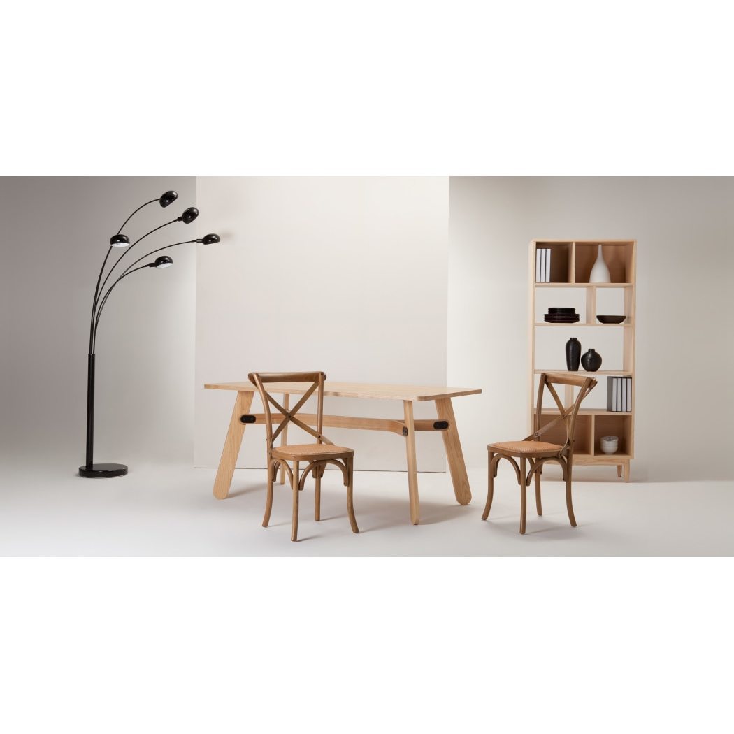 Rochelle - Set of 2 Rochelle Dining Chairs, Oak – image 2