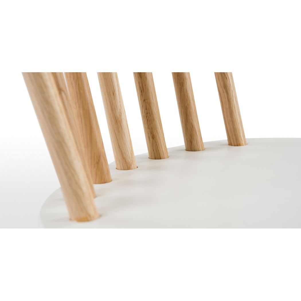 Deauville - Set of 2 Deauville Dining Chairs, Oak and White – image 5