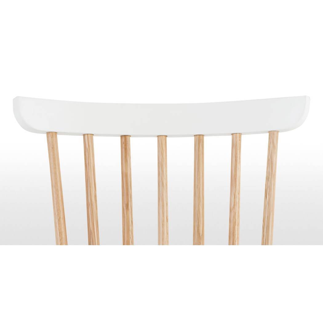 Deauville - Set of 2 Deauville Dining Chairs, Oak and White – image 6