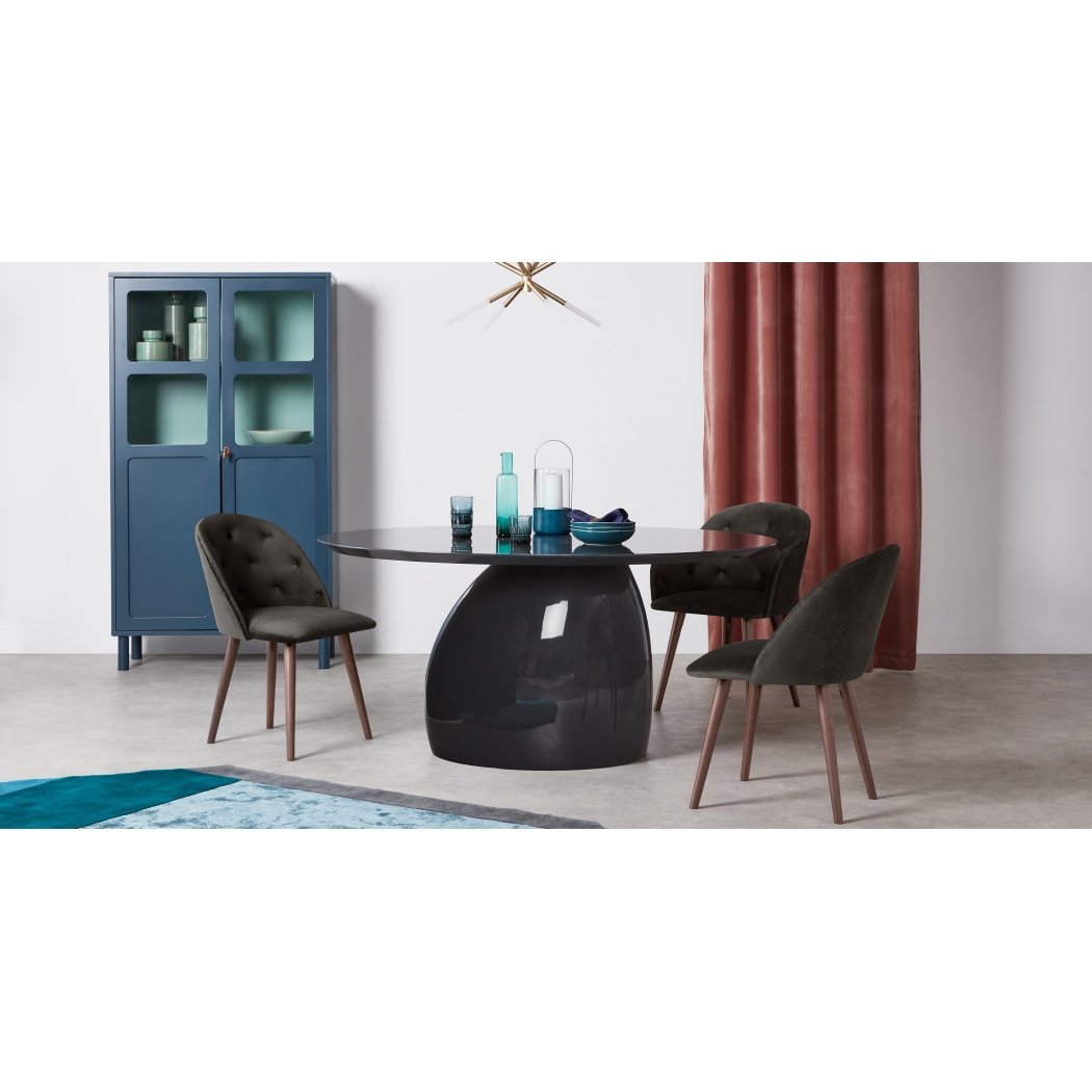 Clarris - Set of 2 Clarris Dining Chairs, Otter Grey Velvet – image 2