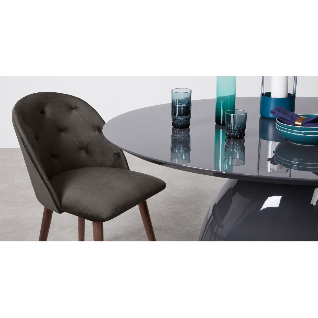 Clarris - Set of 2 Clarris Dining Chairs, Otter Grey Velvet – image 3