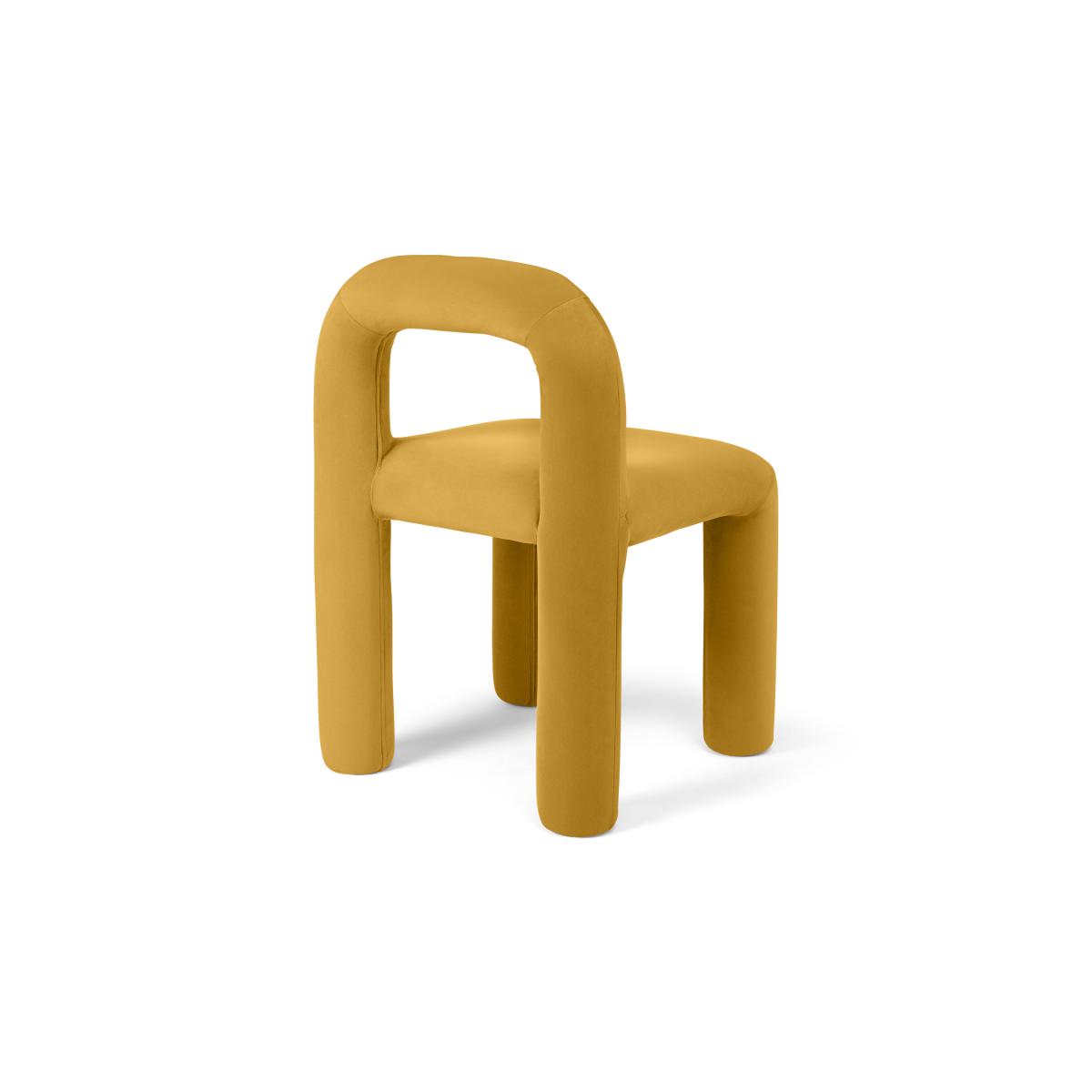 Cyla Dining Chair, Vintage Ochre Recycled Velvet – image 6