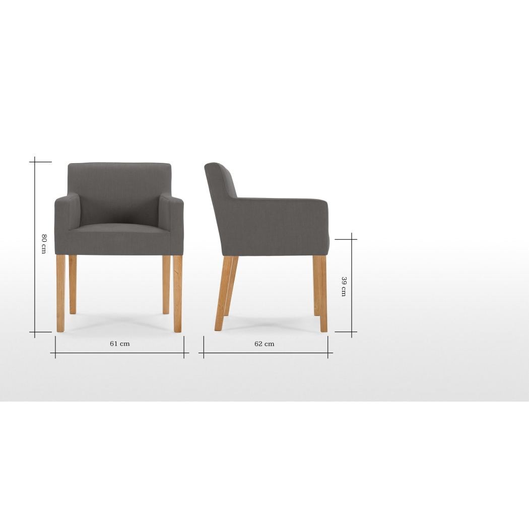 Wilton - Wilton Carver Dining Chair, Graphite Grey – image 8