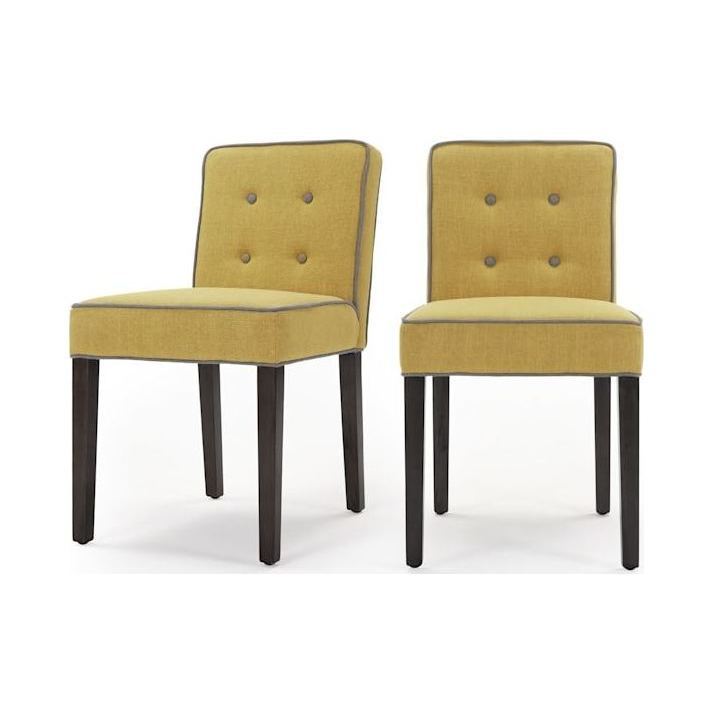 Hoxton - Set of 2 Hoxton Dining Chairs, Pistachio Green and Graphite Grey – image 1