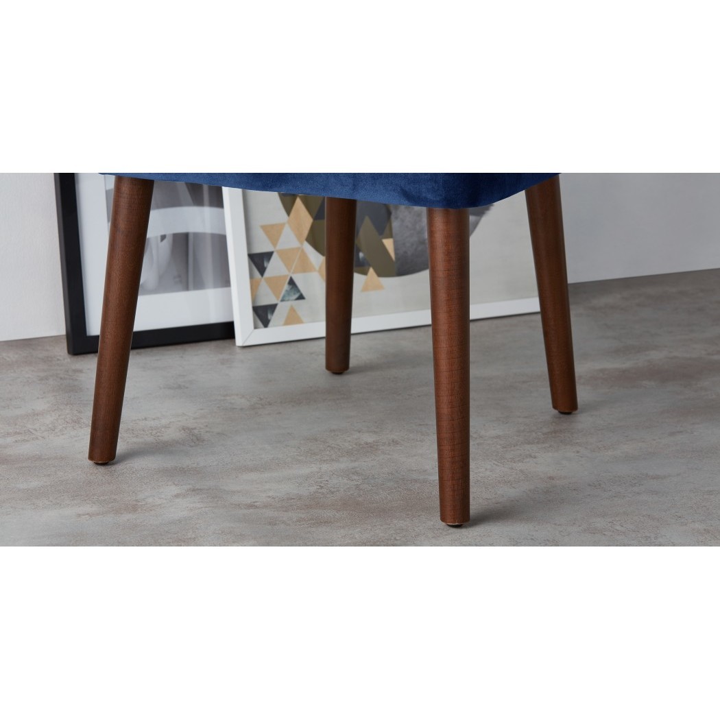 Margot - Set of 2 Margot Dining Chairs, Electric Blue Velvet – image 3