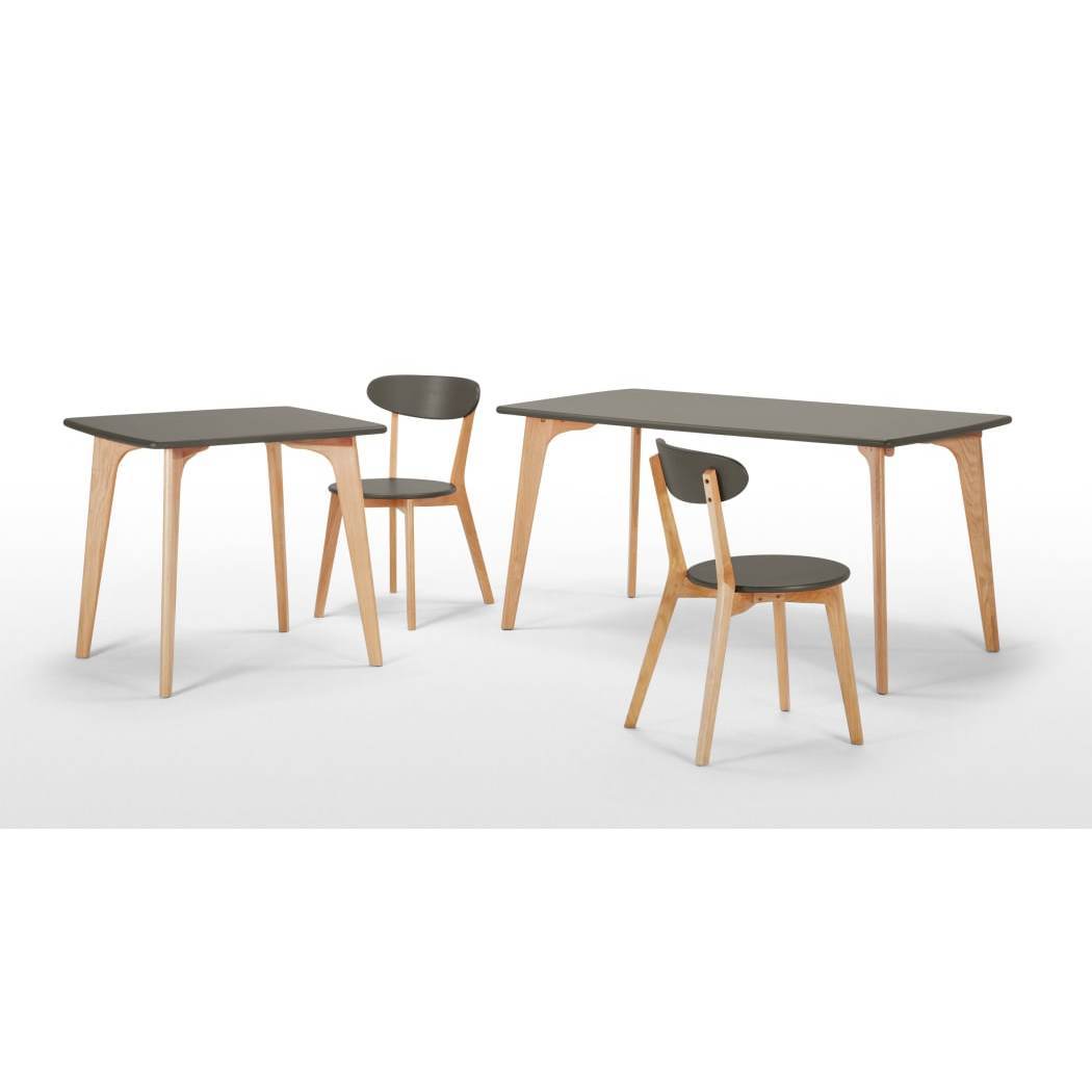 Fjord - Set of 2 Fjord Dining Chairs, Oak and Grey – image 3
