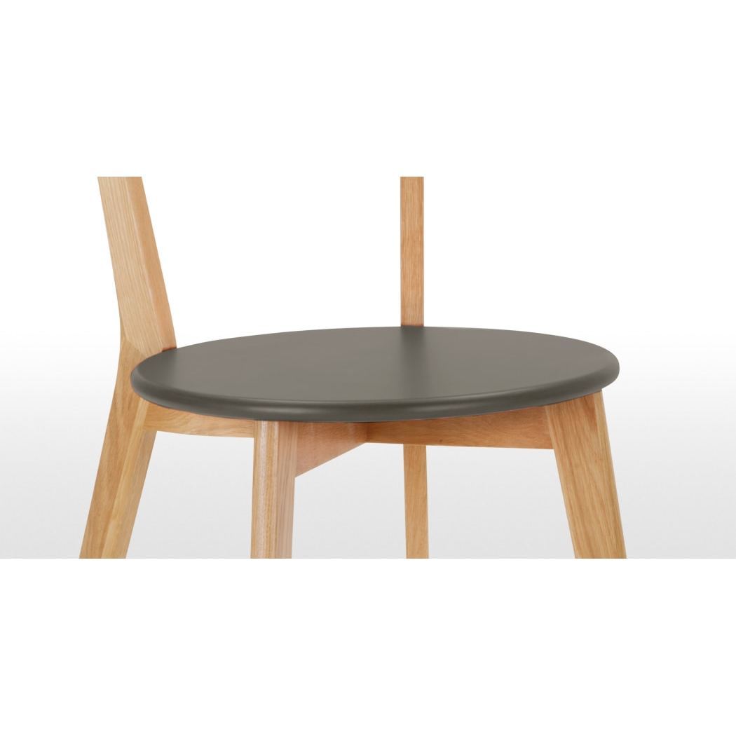 Fjord - Set of 2 Fjord Dining Chairs, Oak and Grey – image 5