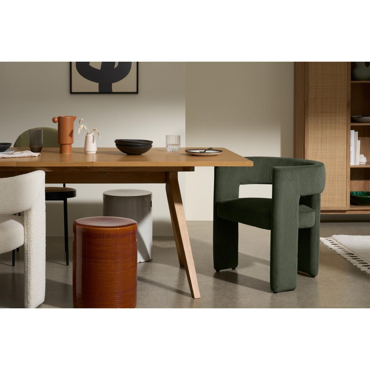 Kalaspel Dining Chair, Sage Corduroy Velvet – image 4