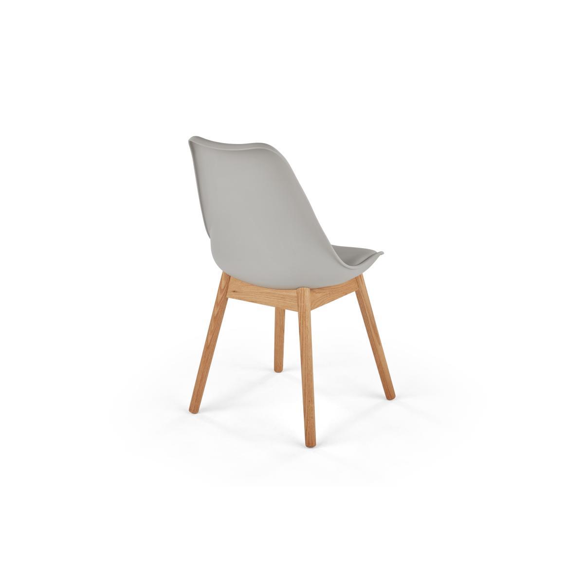 Set of 2 Thelma Dining Chairs, Oak and Grey – image 5