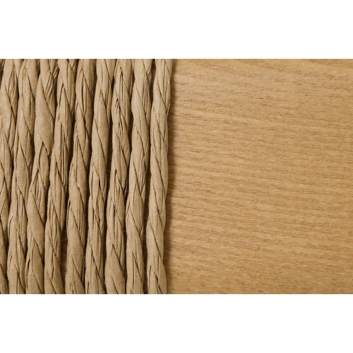 Abbon Woven Dining Chair, Oak Finish – image 7