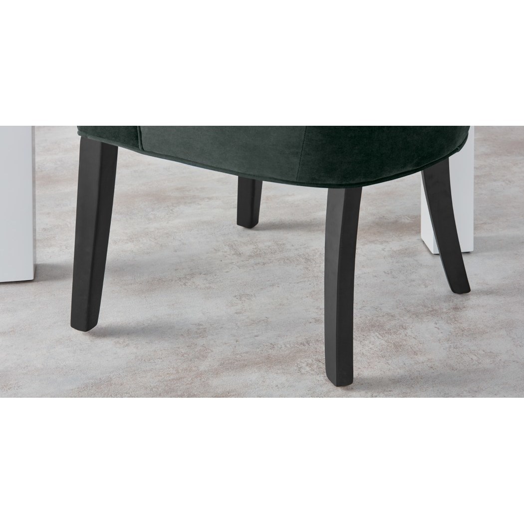 Flynn - Set of 2 Flynn Dining Chairs, Midnight Grey Velvet – image 4
