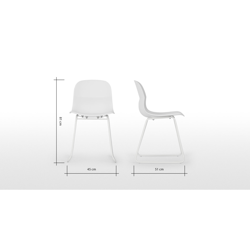 Farah - MADE Essentials Set of 2 Farah Dining Chairs, White – image 5