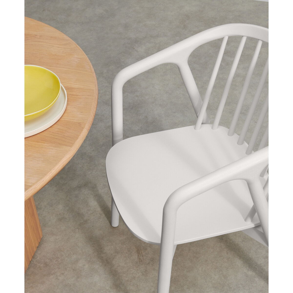 Tacoma Carver Dining Chair, Whitewash – image 4