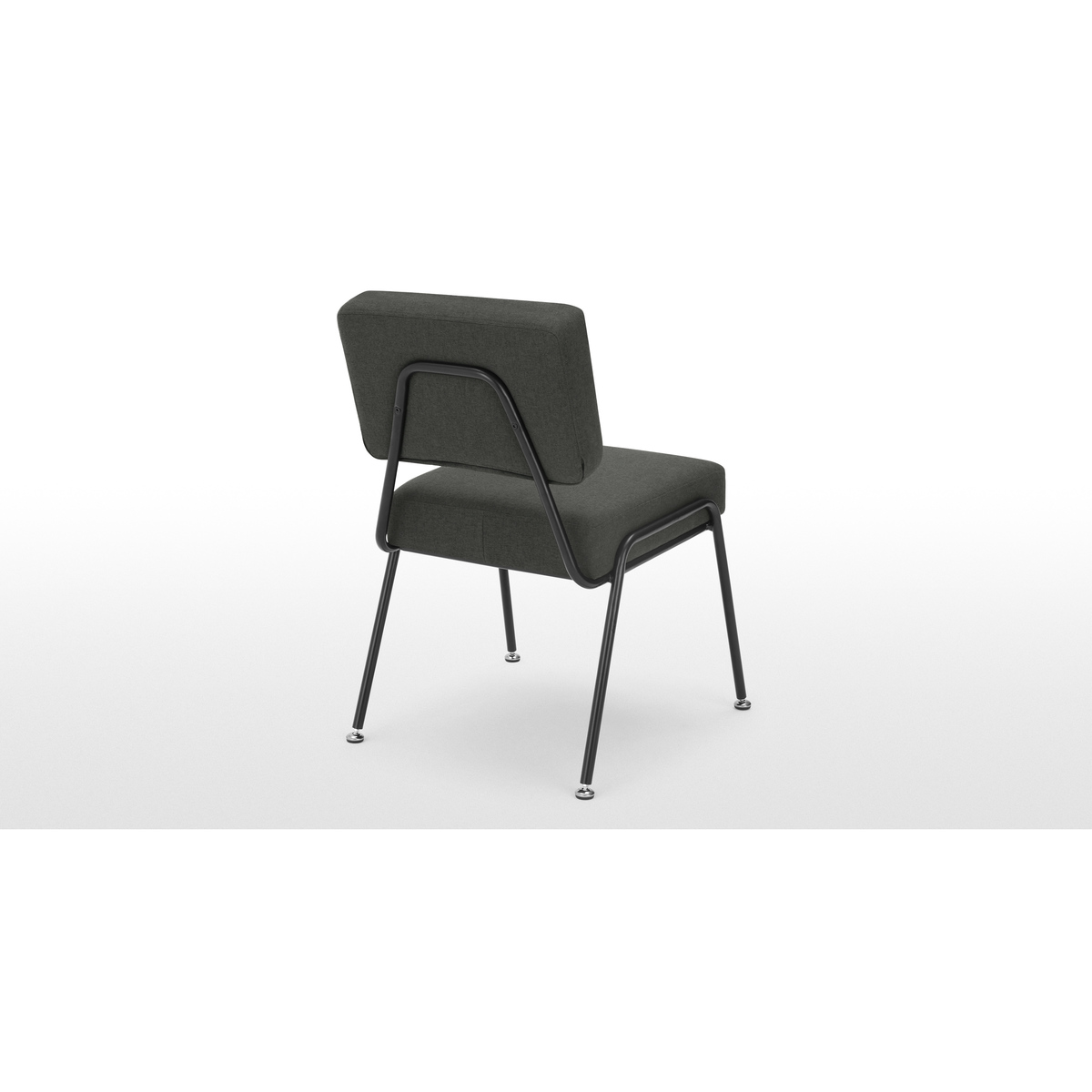 Set of 2 Knox dining chairs, Soot Grey – image 5