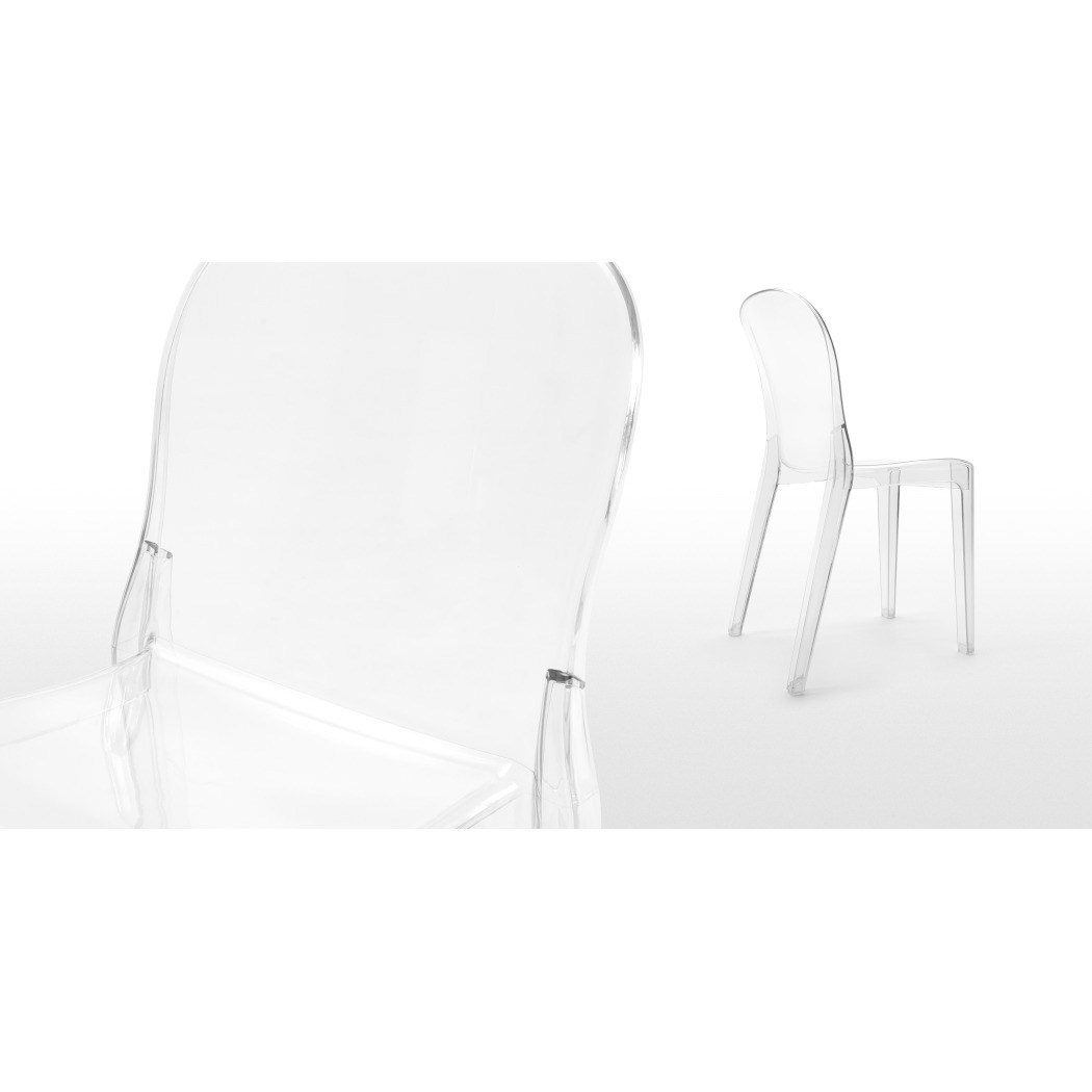 Jelly - Set of 2 Jelly Acrylic Chairs, Clear – image 4