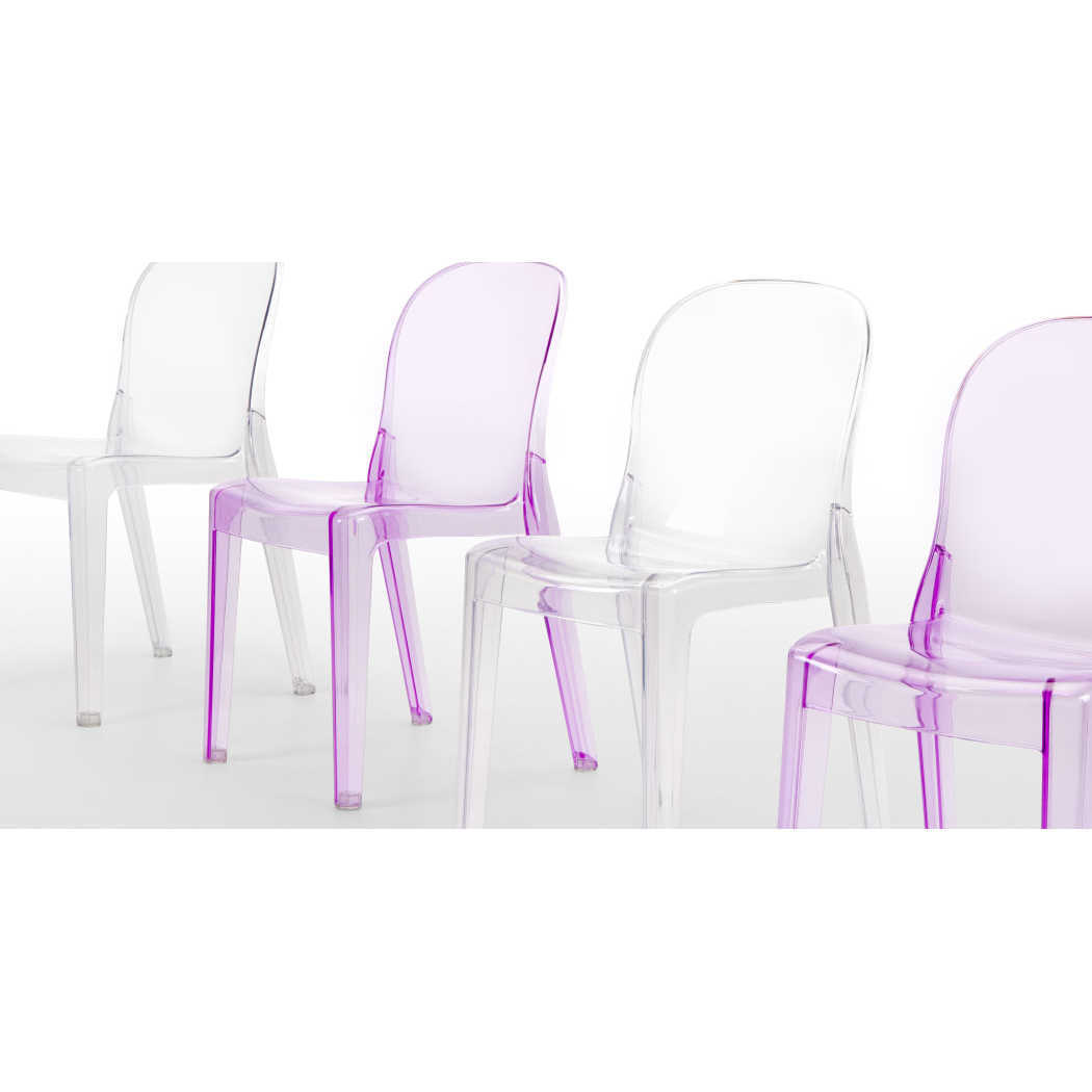 Jelly - Set of 2 Jelly Acrylic Chairs, Clear – image 6