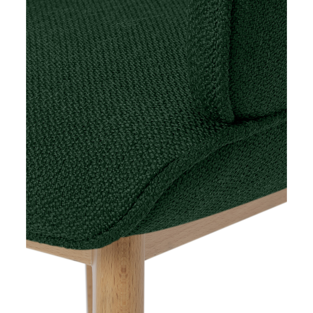 Erdee Carver Dining Chair, Forest Green Weave – image 4