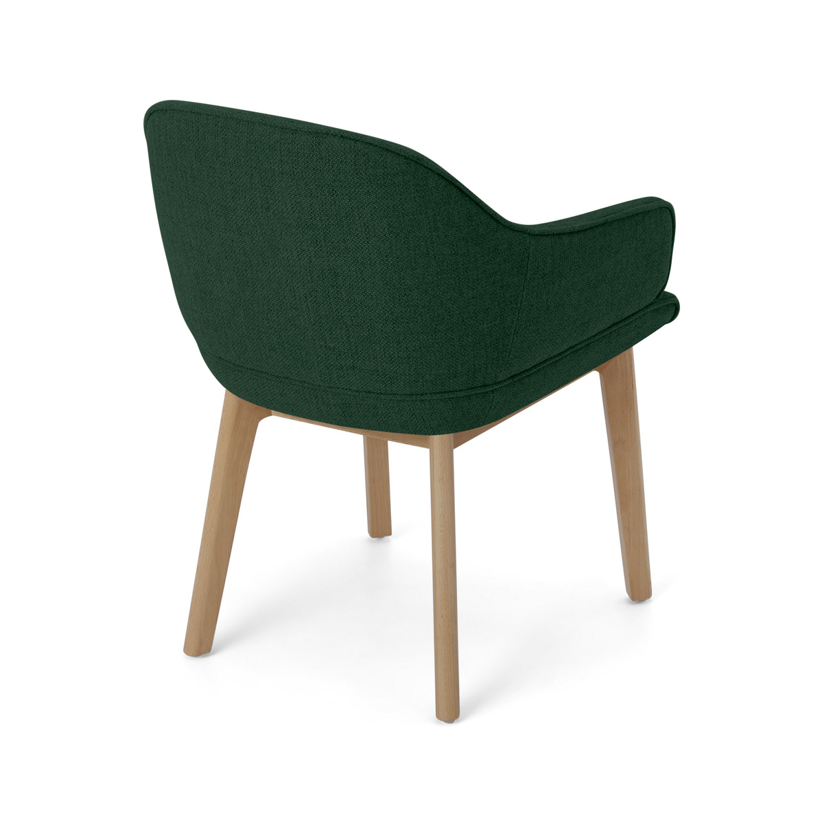 Erdee Carver Dining Chair, Forest Green Weave – image 7