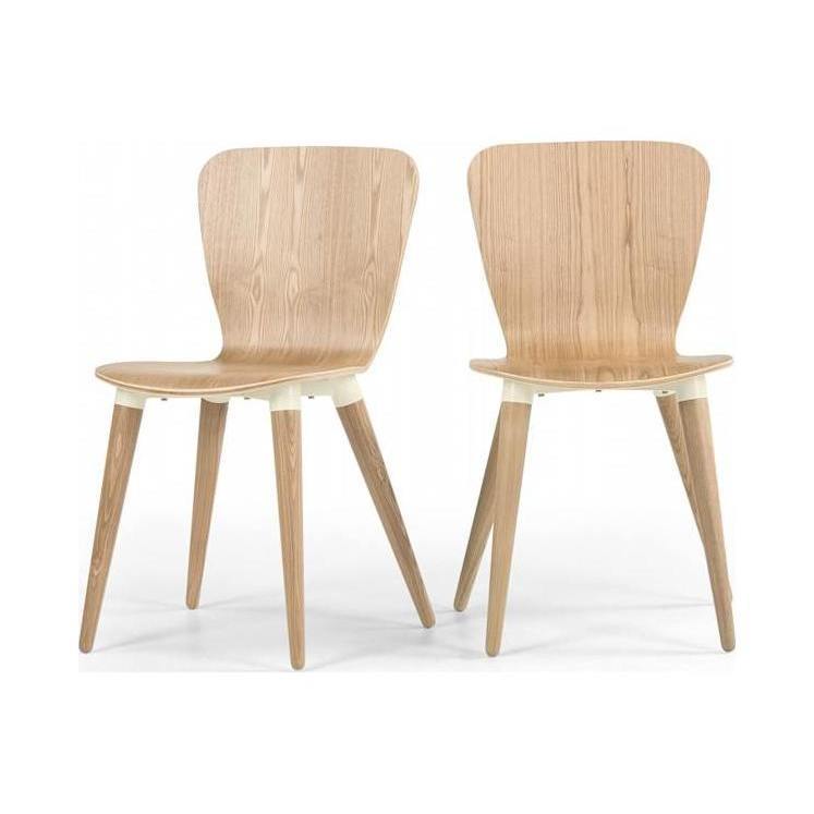 Edelweiss - Set of 2 Edelweiss Dining Chairs, Ash and White – image 1