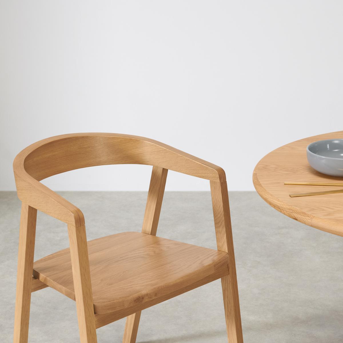 Robson Carver Dining Chair, Oak – image 5
