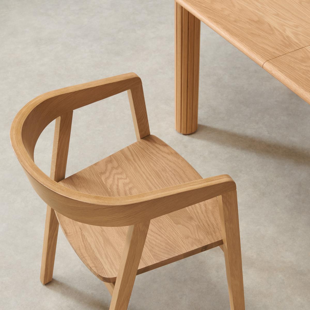 Robson Carver Dining Chair, Oak – image 7