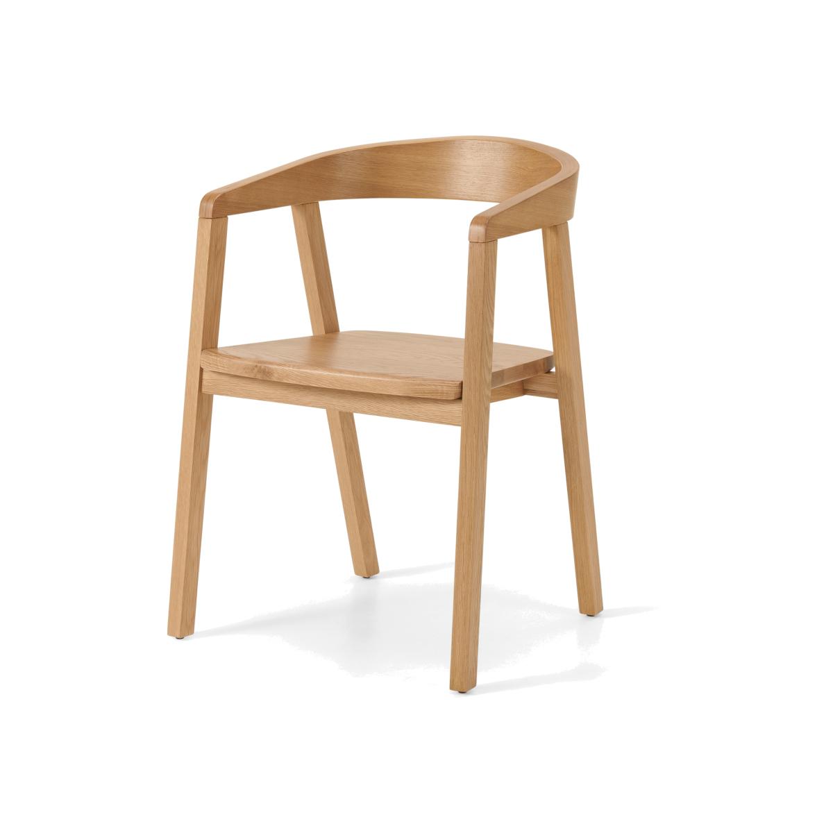 Robson Carver Dining Chair, Oak – image 1