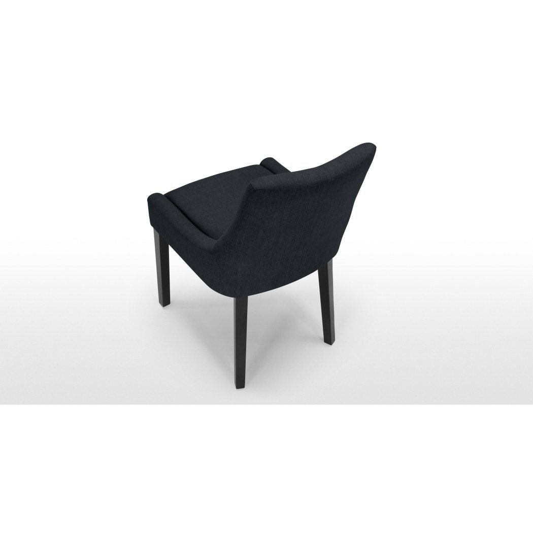 Percy - Percy Scoop Back Chair, Midnight Black – image 2