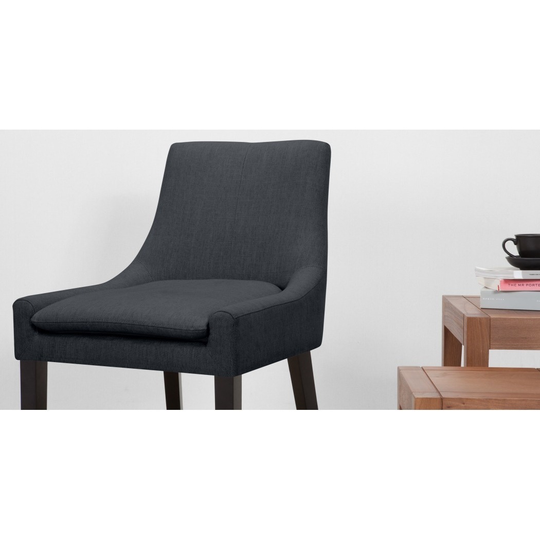 Percy - Percy Scoop Back Chair, Midnight Black – image 5