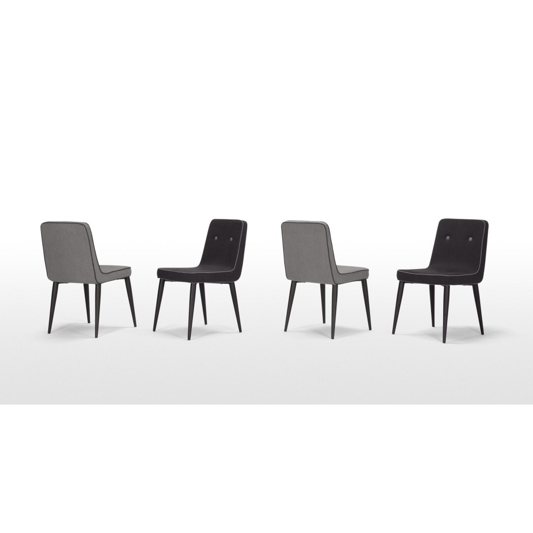 Herby - Set of 2 Herby Dining Chairs, Graphite Grey – image 2