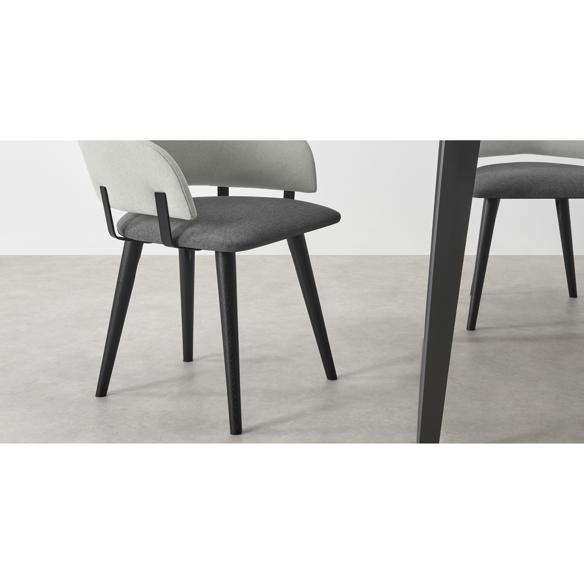 Set of 2 Neilson Carver Dining Chairs, Marl and Hail Grey – image 4