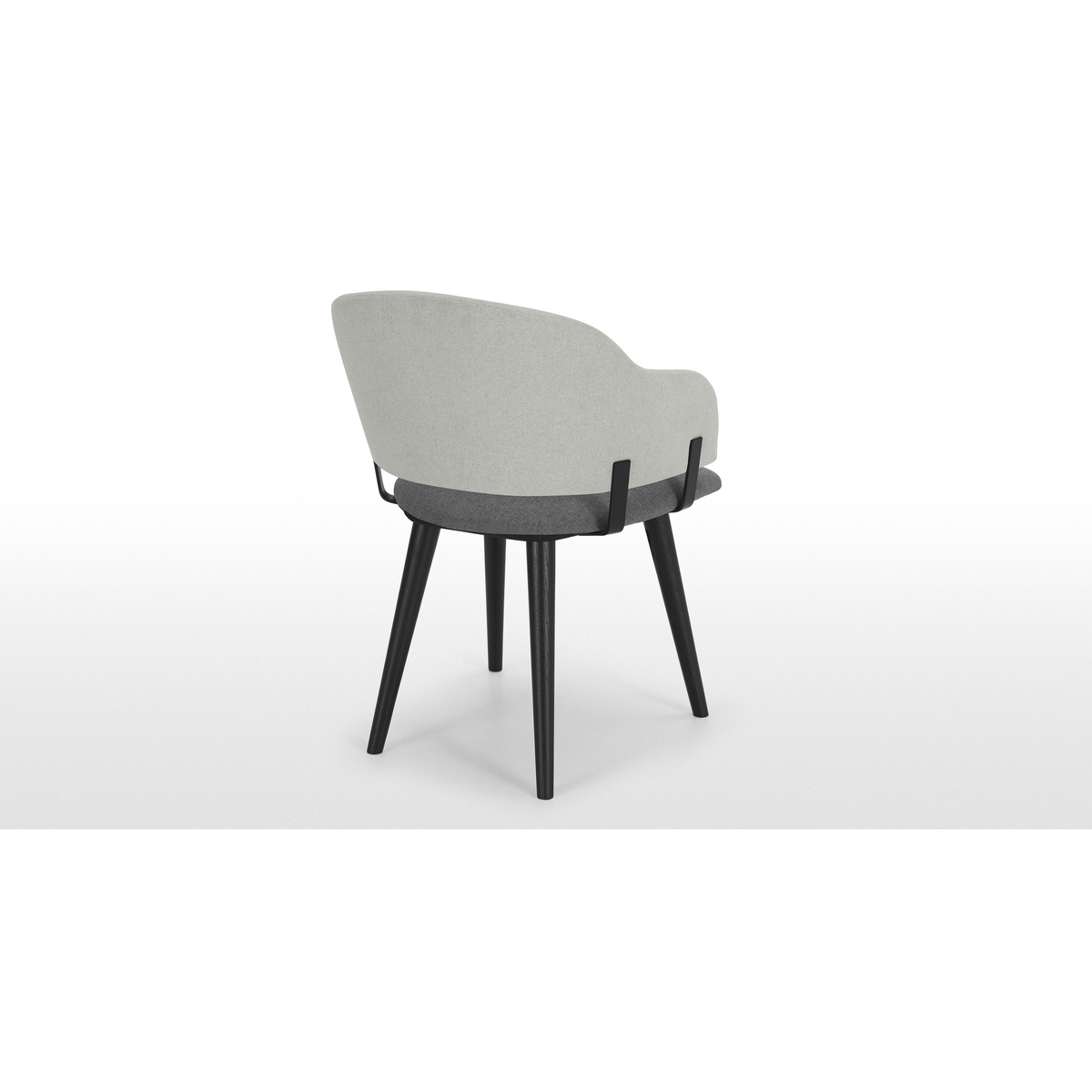 Set of 2 Neilson Carver Dining Chairs, Marl and Hail Grey – image 5