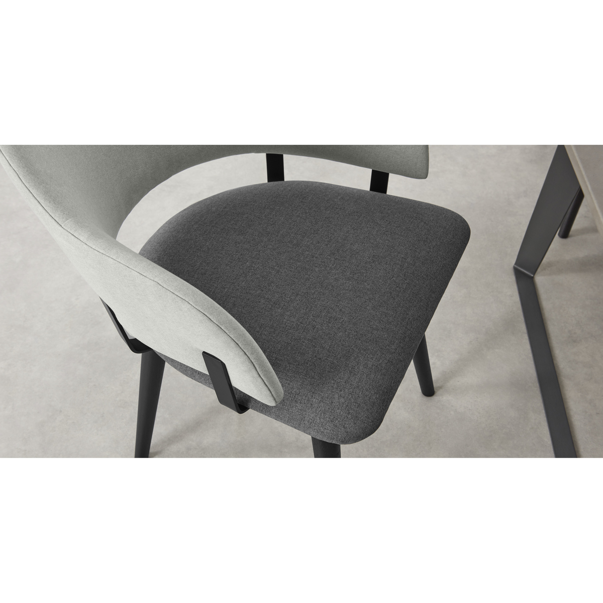 Set of 2 Neilson Carver Dining Chairs, Marl and Hail Grey – image 6
