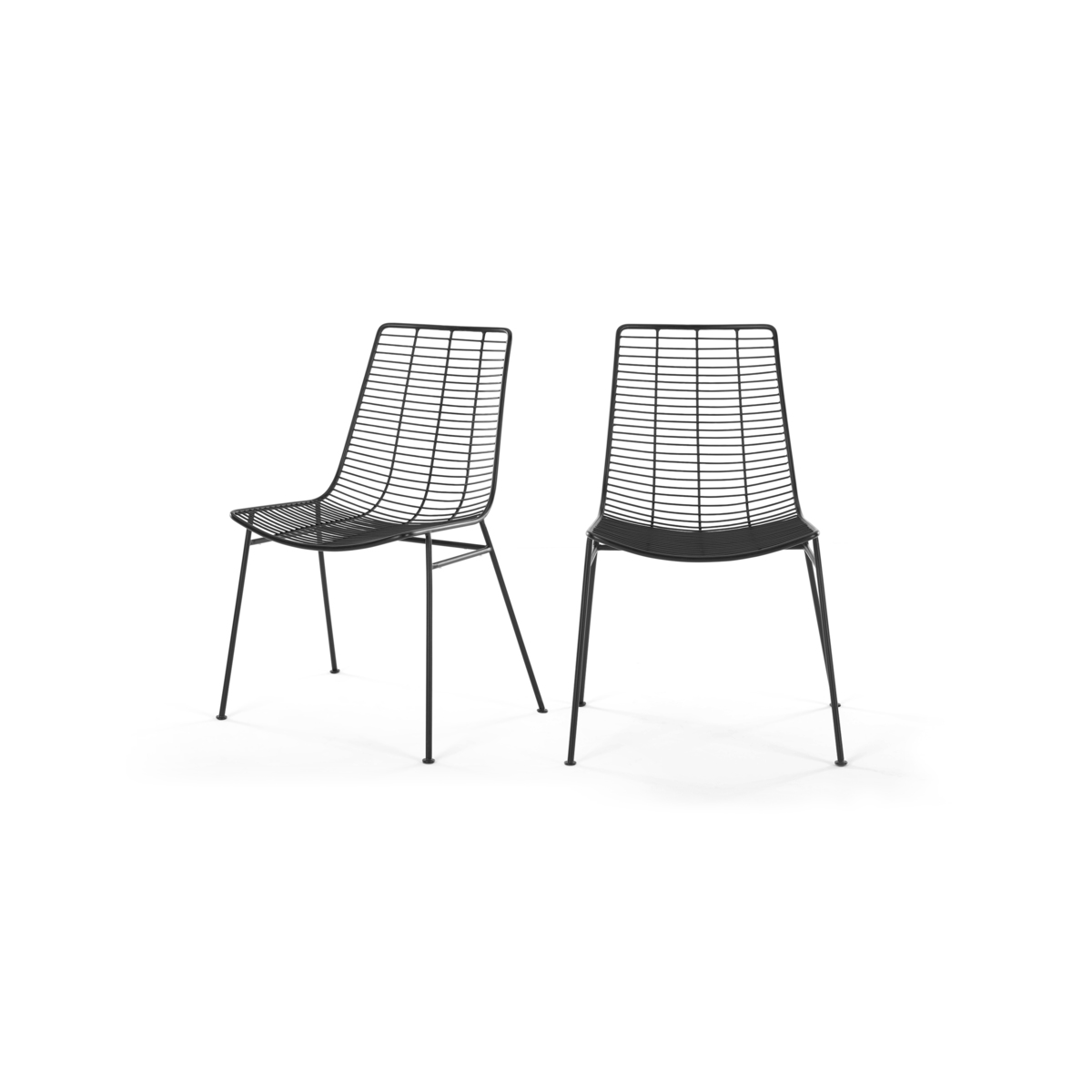 Set of 2 Marvel Dining Chairs, Black – image 6