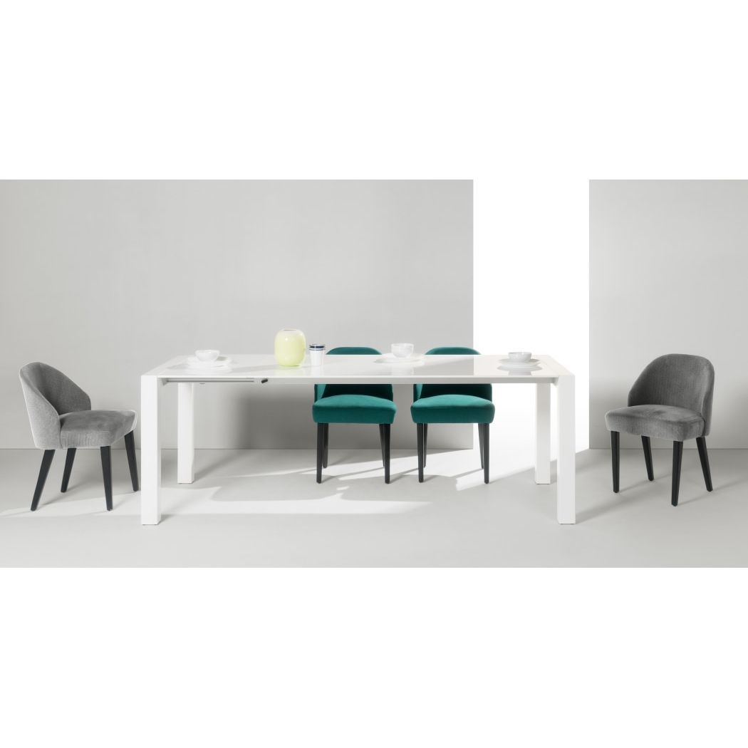 Alec - Set of 2 Alec Dining Chairs, Quilted Grey – image 2