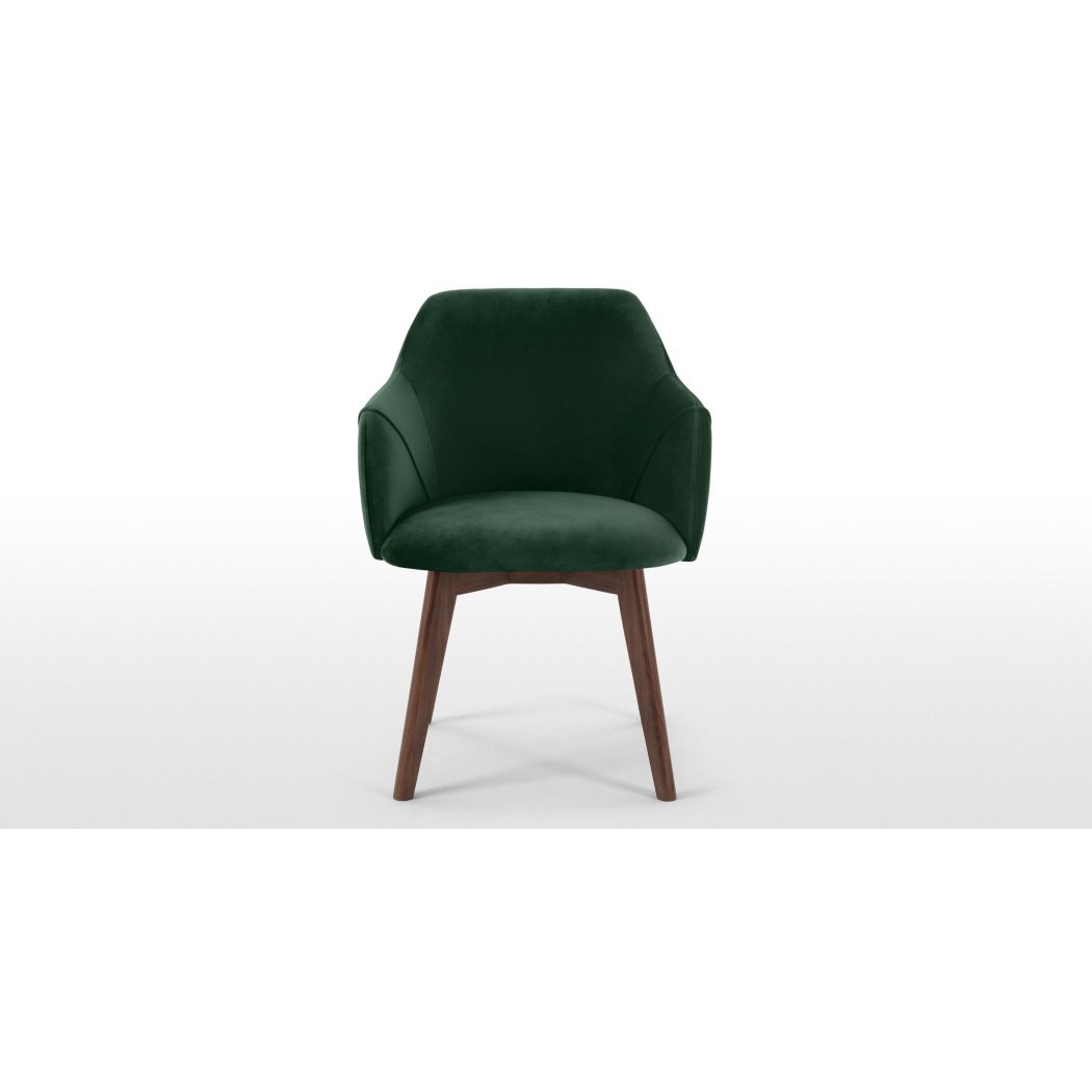Lule - Lule Office Chair, Pine Green Velvet – image 2