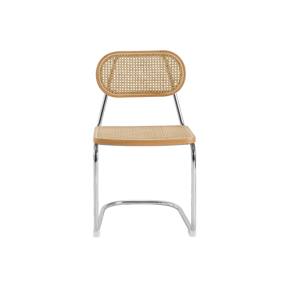 Leora Dining Chair, Cane & Chrome – image 7