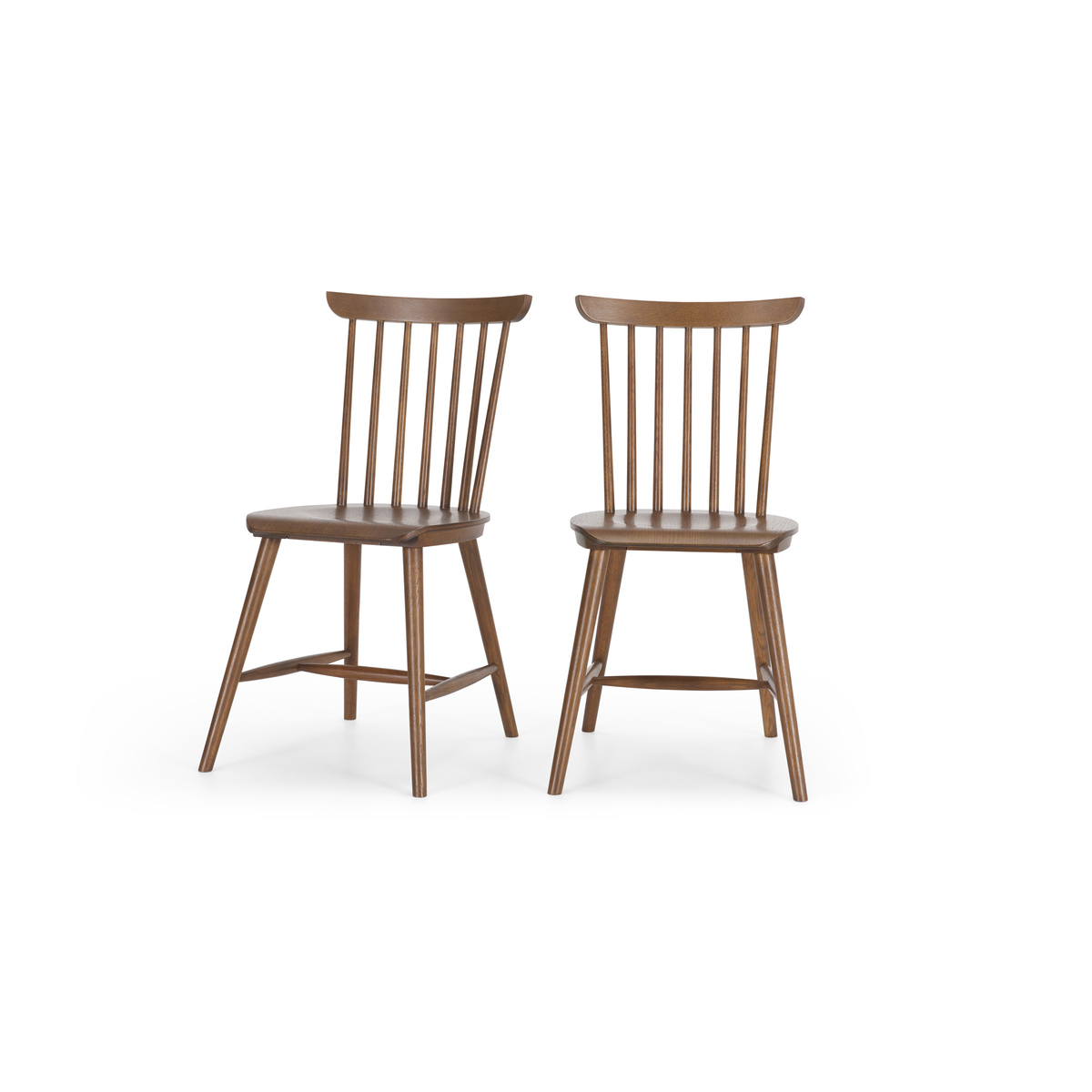 Set of 2 Deauville Dining Chairs, Dark stain Oak – image 2