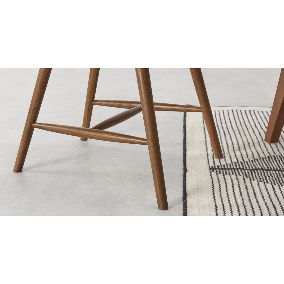 Set of 2 Deauville Dining Chairs, Dark stain Oak – image 4