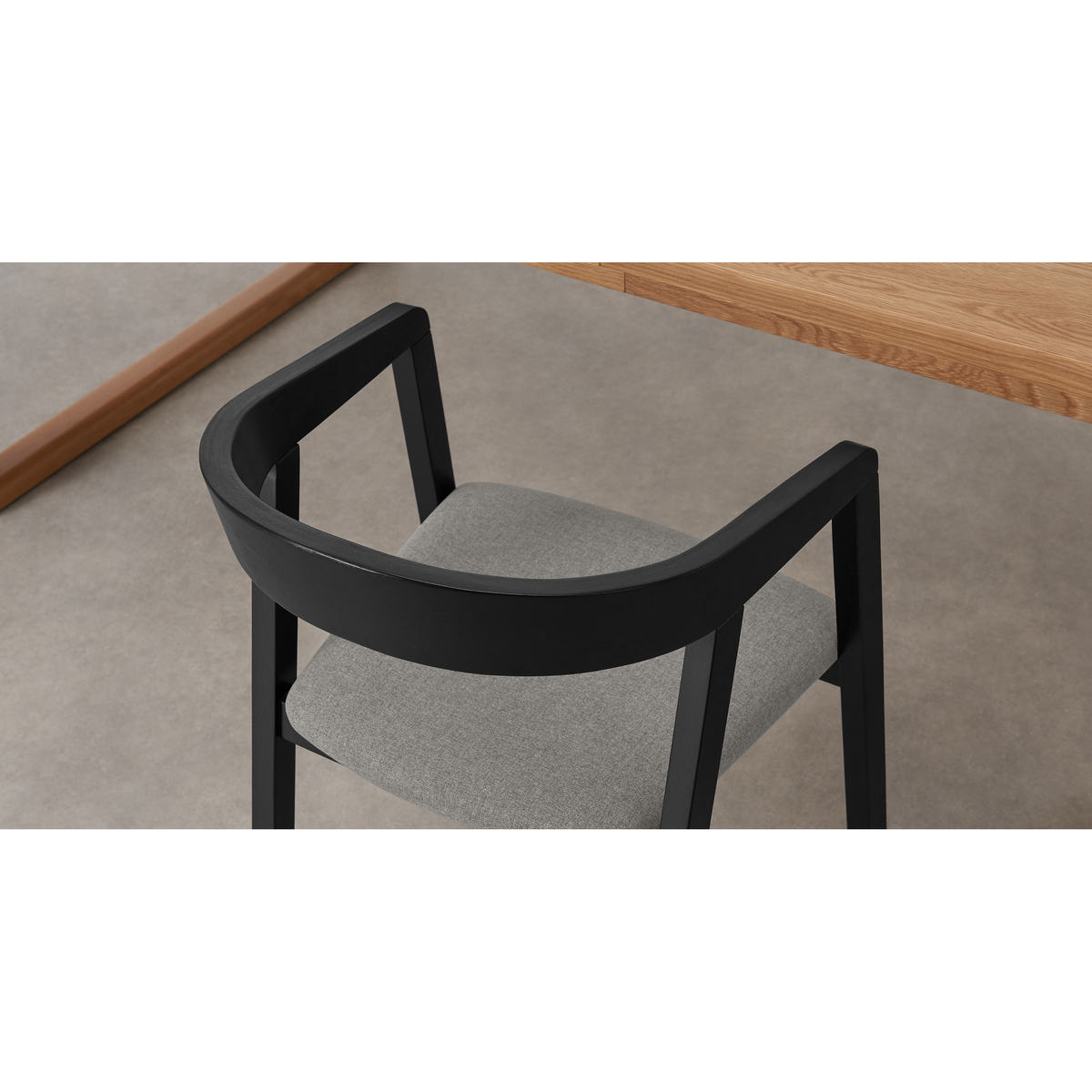 Placido Carver Dining Chair, Black & Cool Grey – image 5