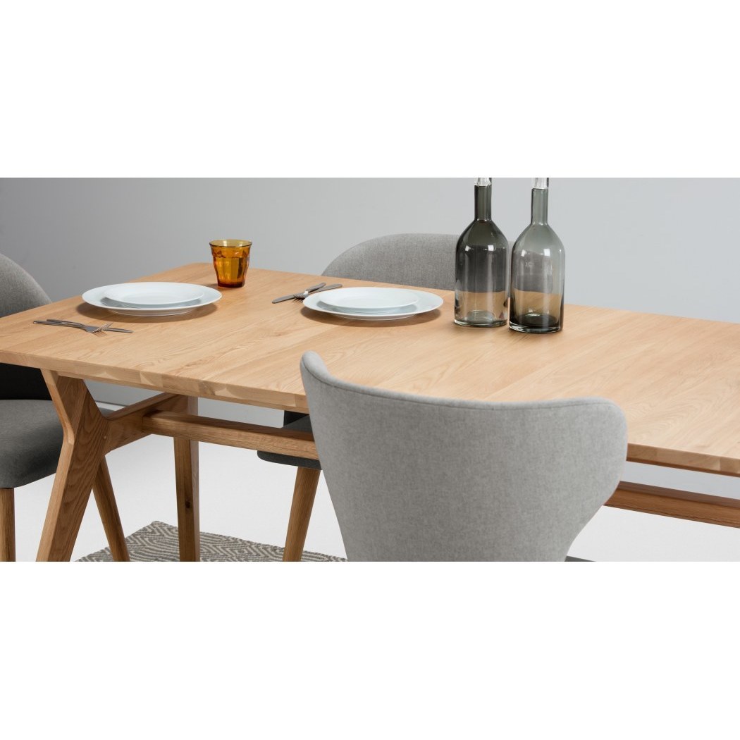 Bjorg - Set of 2 Bjorg Dining Chairs, Manhattan Grey and Oak – image 5