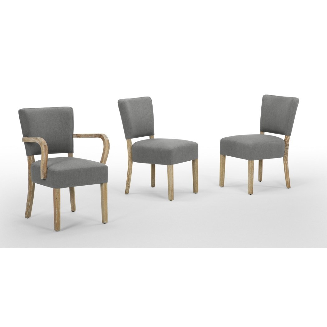 Irvington - Set of 2 Irvington Dining Chairs, Graphite Grey – image 2