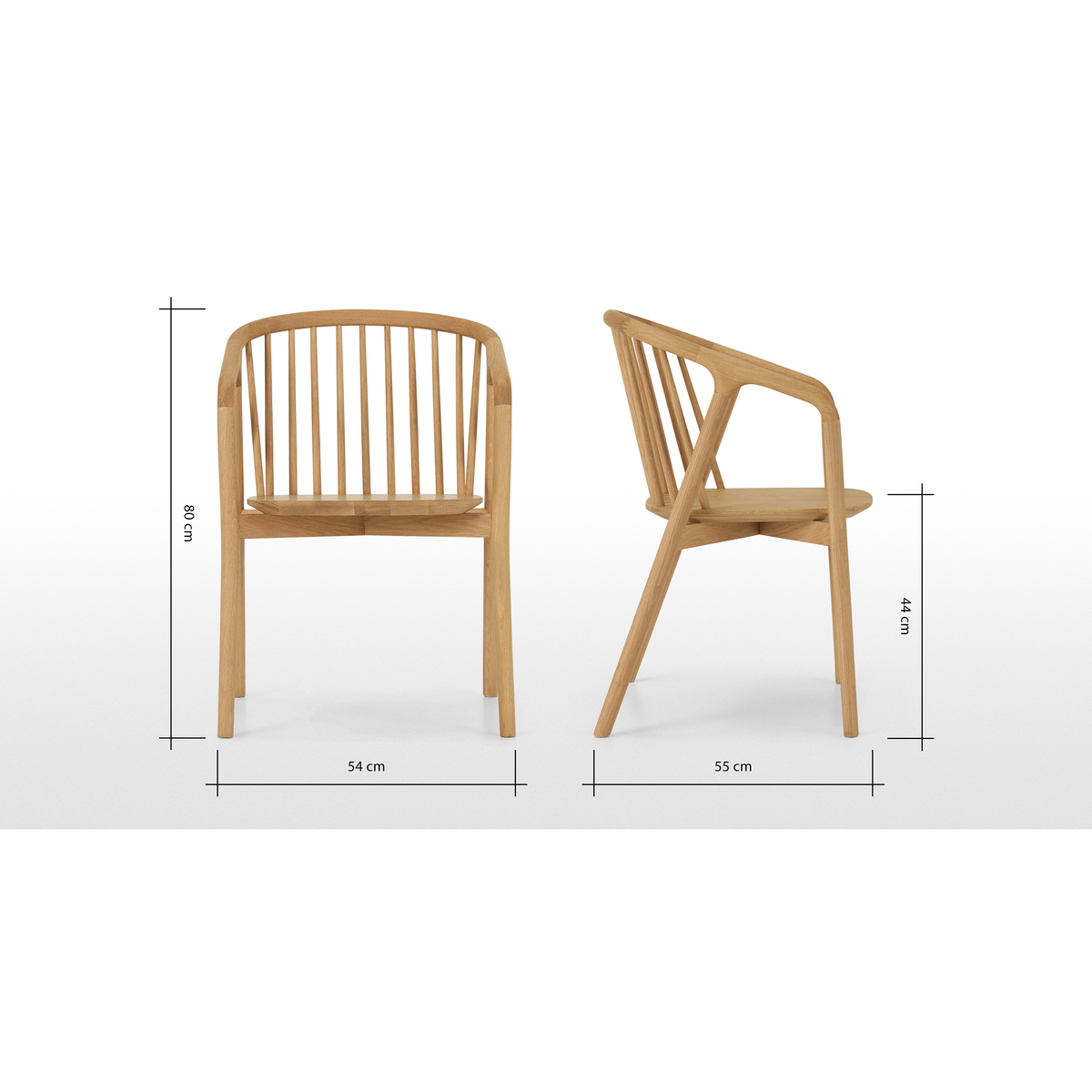 Tacoma Dining Chair, Oak – image 6