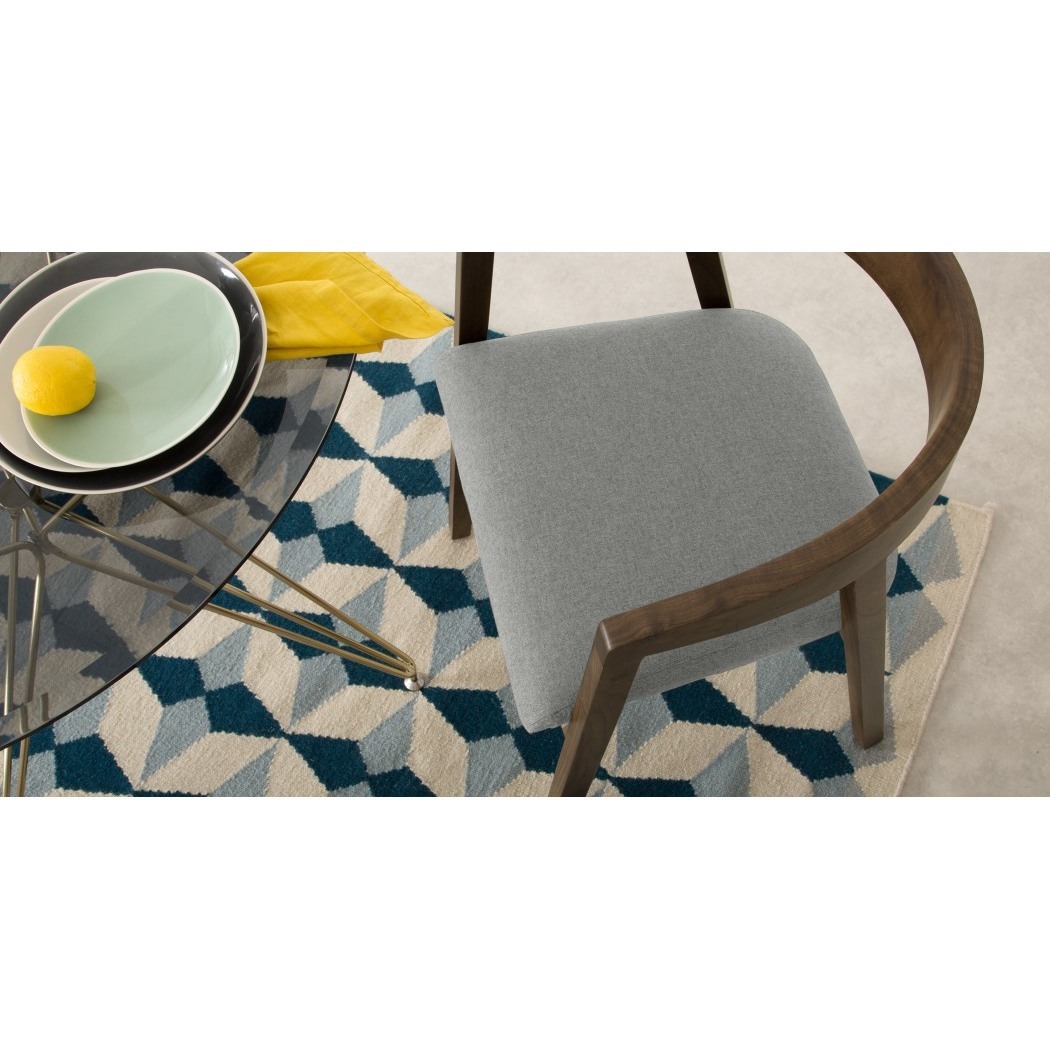 Placido - Placido Carver Dining Chair, Hail Grey – image 4