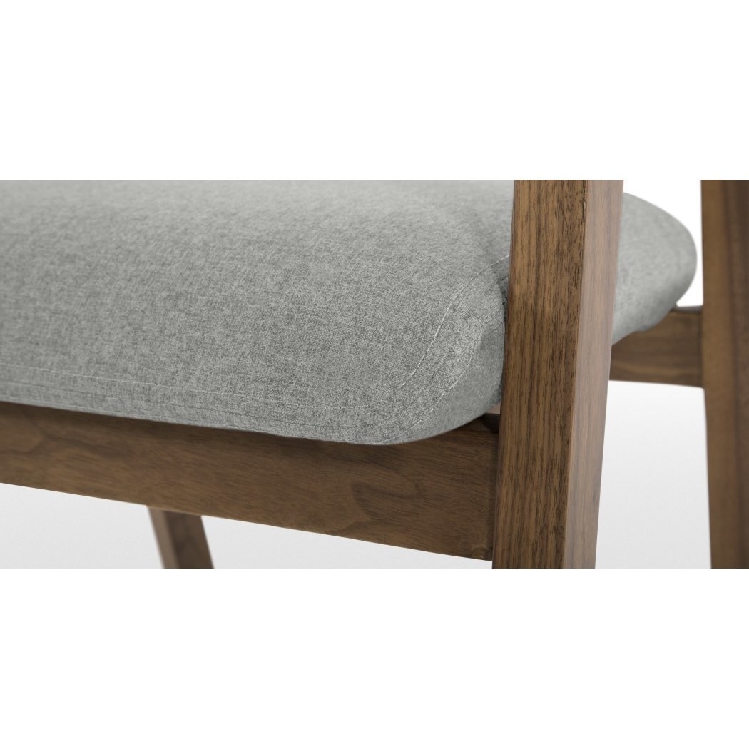 Placido - Placido Carver Dining Chair, Hail Grey – image 5