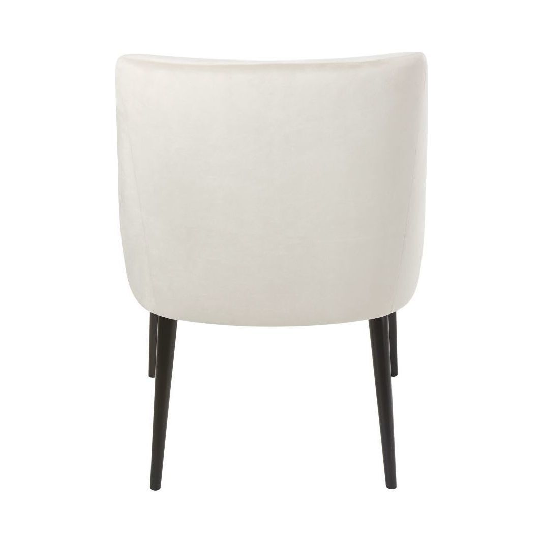 OTTO - Ecru Velvet and Birch Chair – image 3