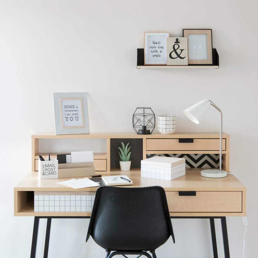 AUSTERLITZ - Leather and metal industrial chair in black – image 9