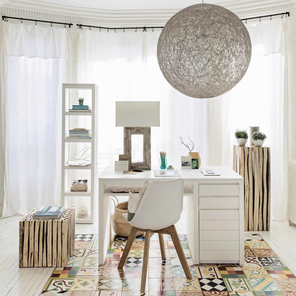 ICE - White Scandinavian Chair with Solid Oak – image 4