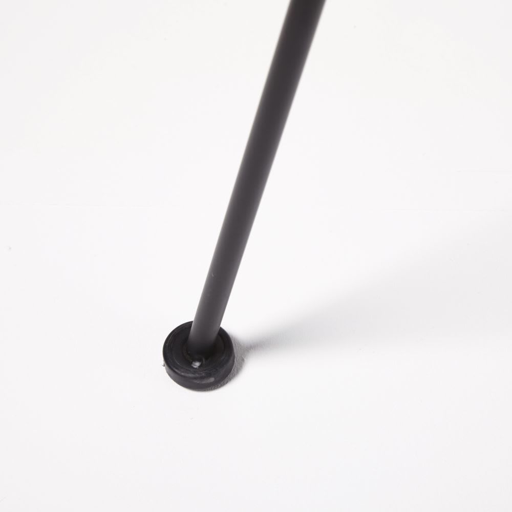 PENIDA - Black Rattan Effect Resin and Metal Chair – image 8