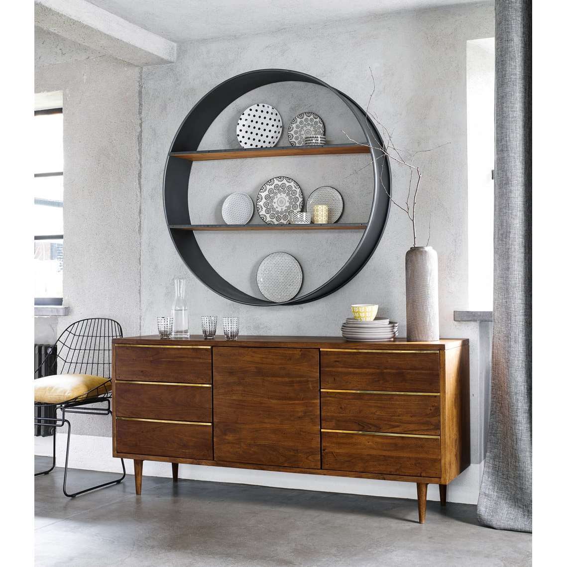 ORSAY - Metal chair in black – image 8