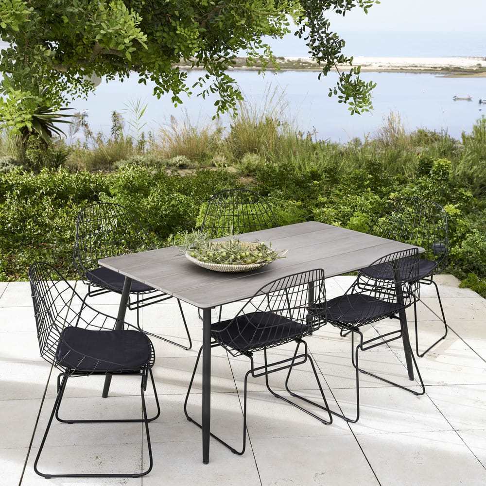 ORSAY - Metal chair in black – image 9